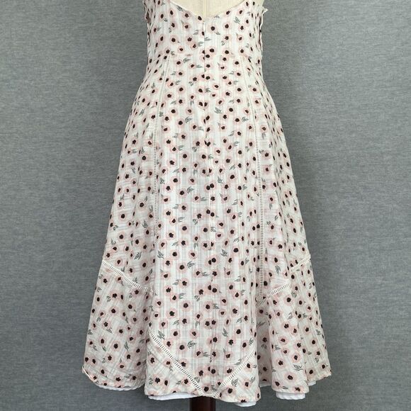 Hutch Floral Belle Dress Size 4 Boho Mod Nostalgic Romantic Dainty Pockets Gauze - Picture 8 of 16